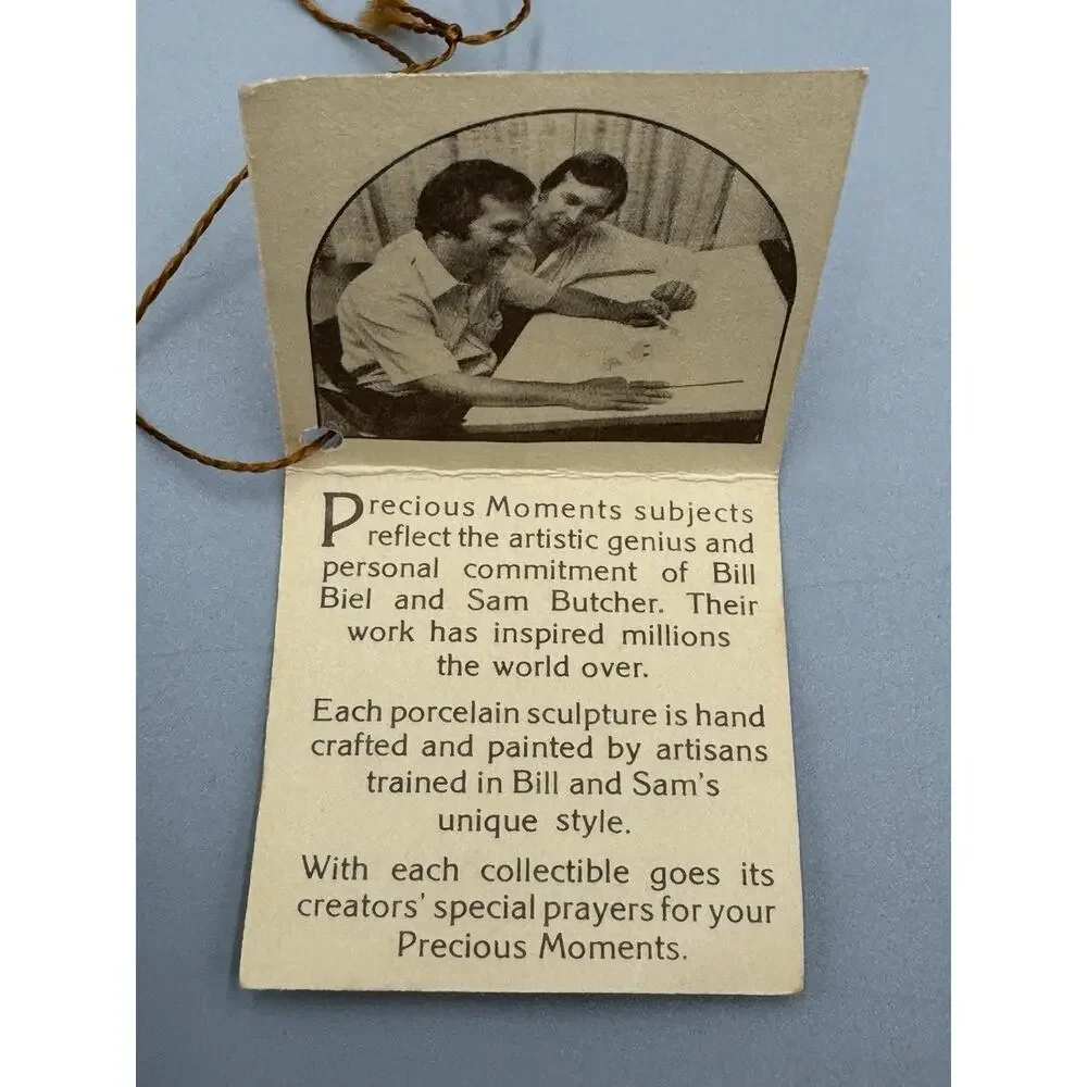 1980 Precious Moments Dress Up In Dads Duds Porcelain Figurine E-5212